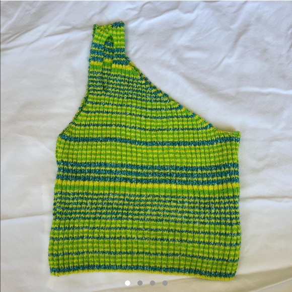 Urban Outfitters Tops - One Shoulder Knit Crop Top
